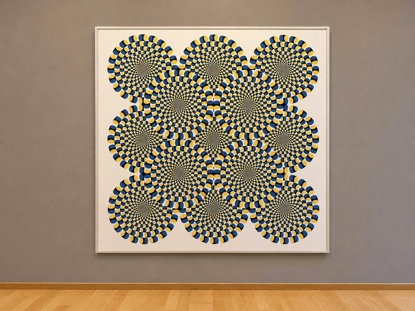 Moving image: the optical illusion that seems to follow you