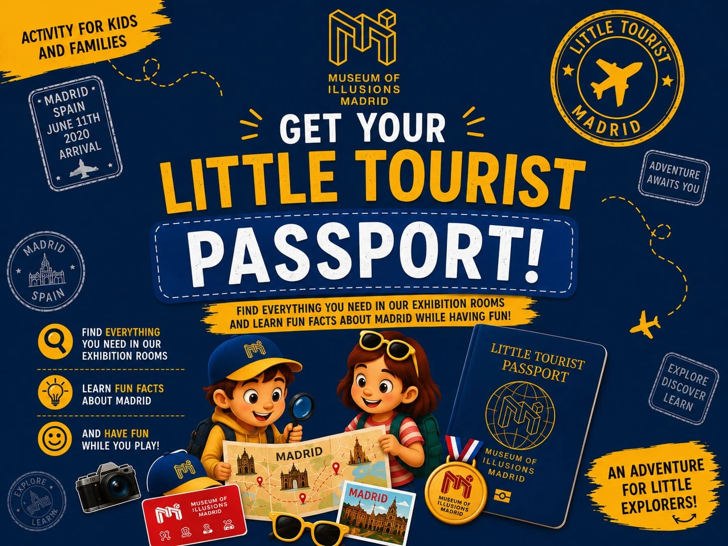 The Little Tourist's Passport: discover Madrid