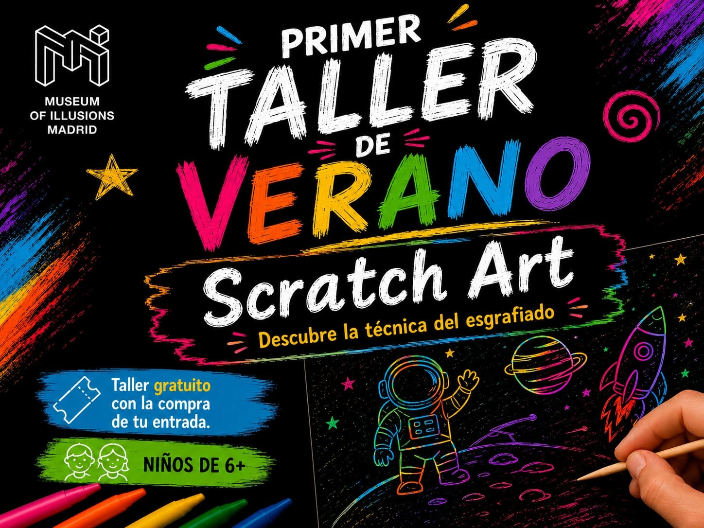 Manualidades para niños en Madrid: un plan creativo para el verano