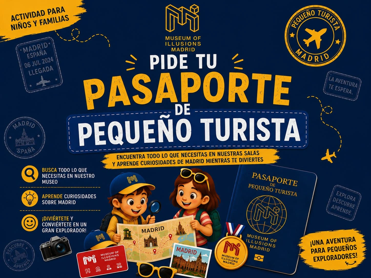 The Little Tourist's Passport: discover Madrid