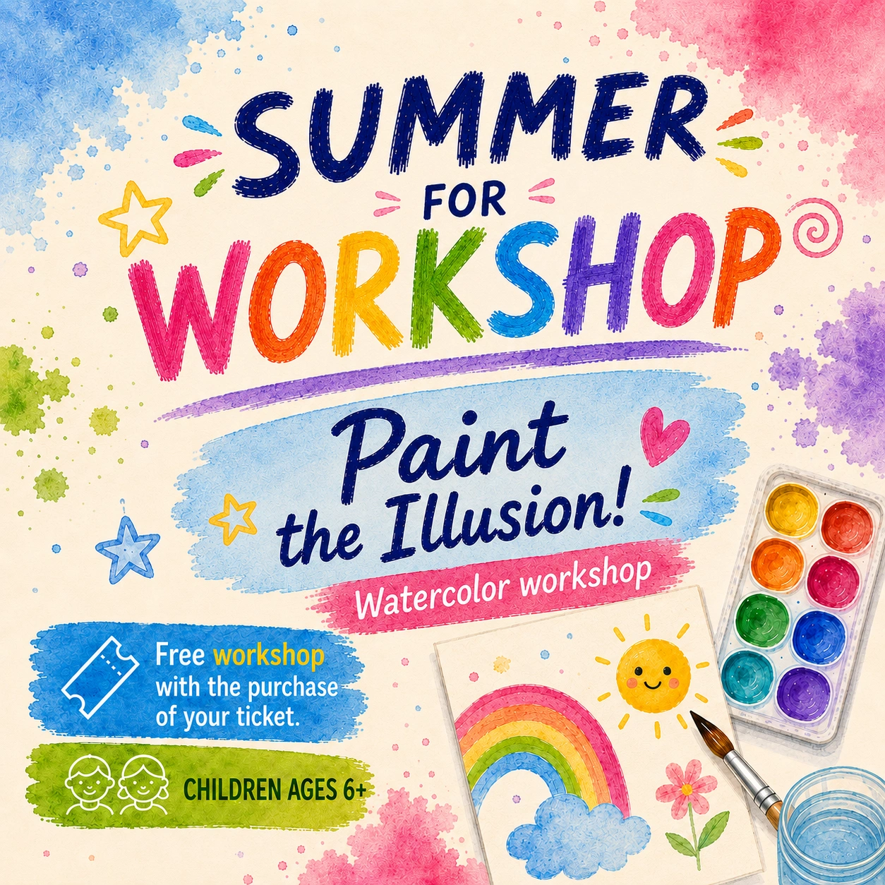 summer workshop watrcolour