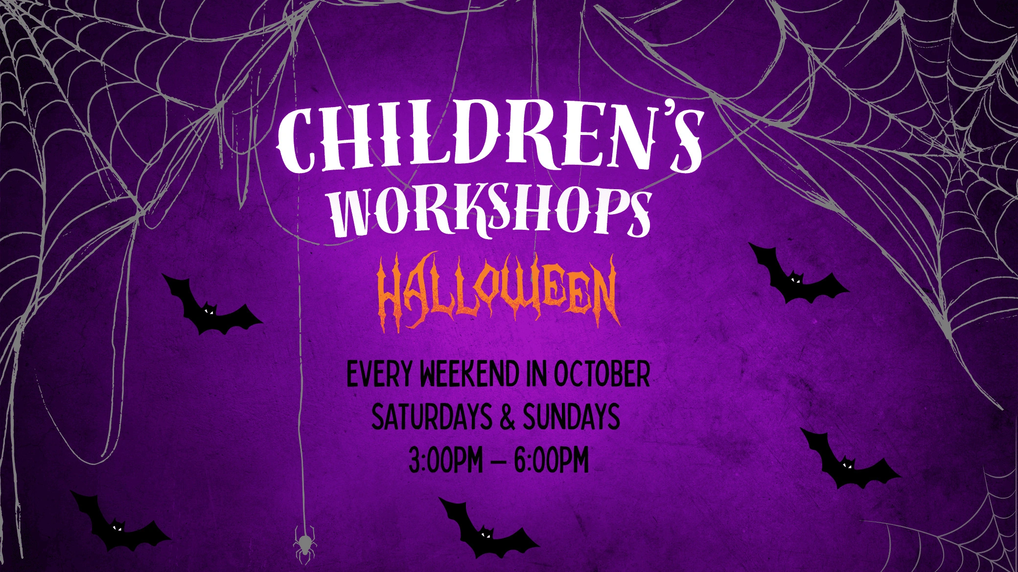childrens workshops halloween