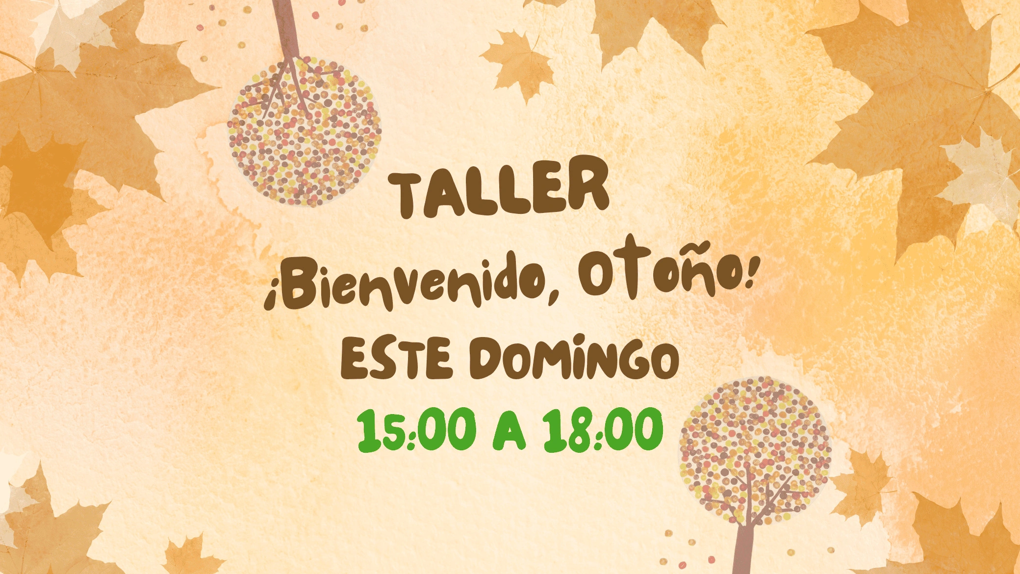 taller bienvenido otono