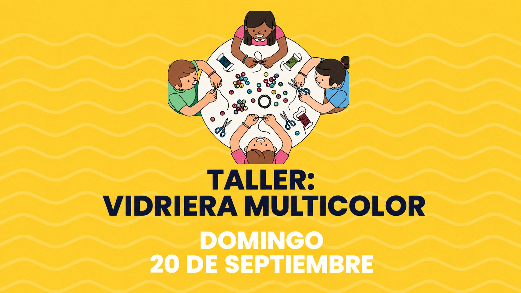 taller vidriera multicolor