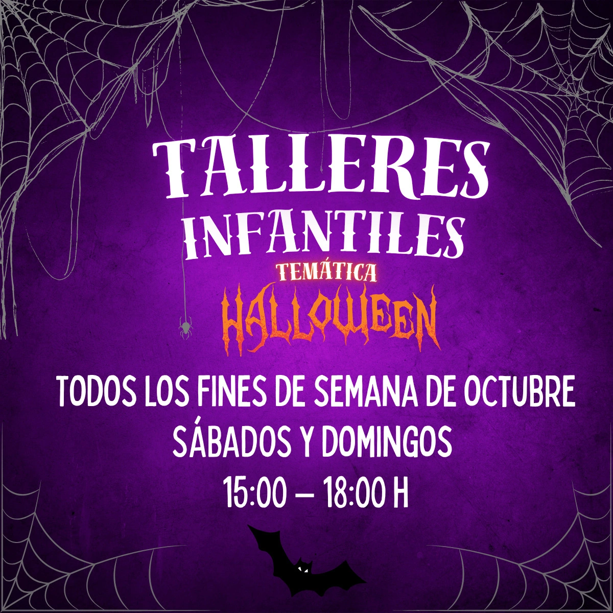 talleres infantiles halloween pequena